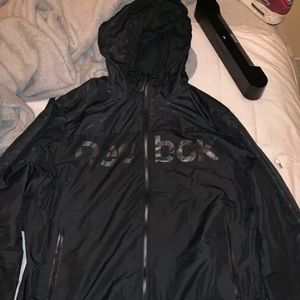 Reebok black windbreaker!